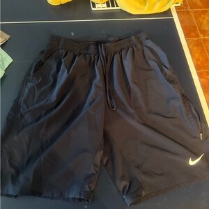 Nike Men's Dark Blue Athletic Shorts